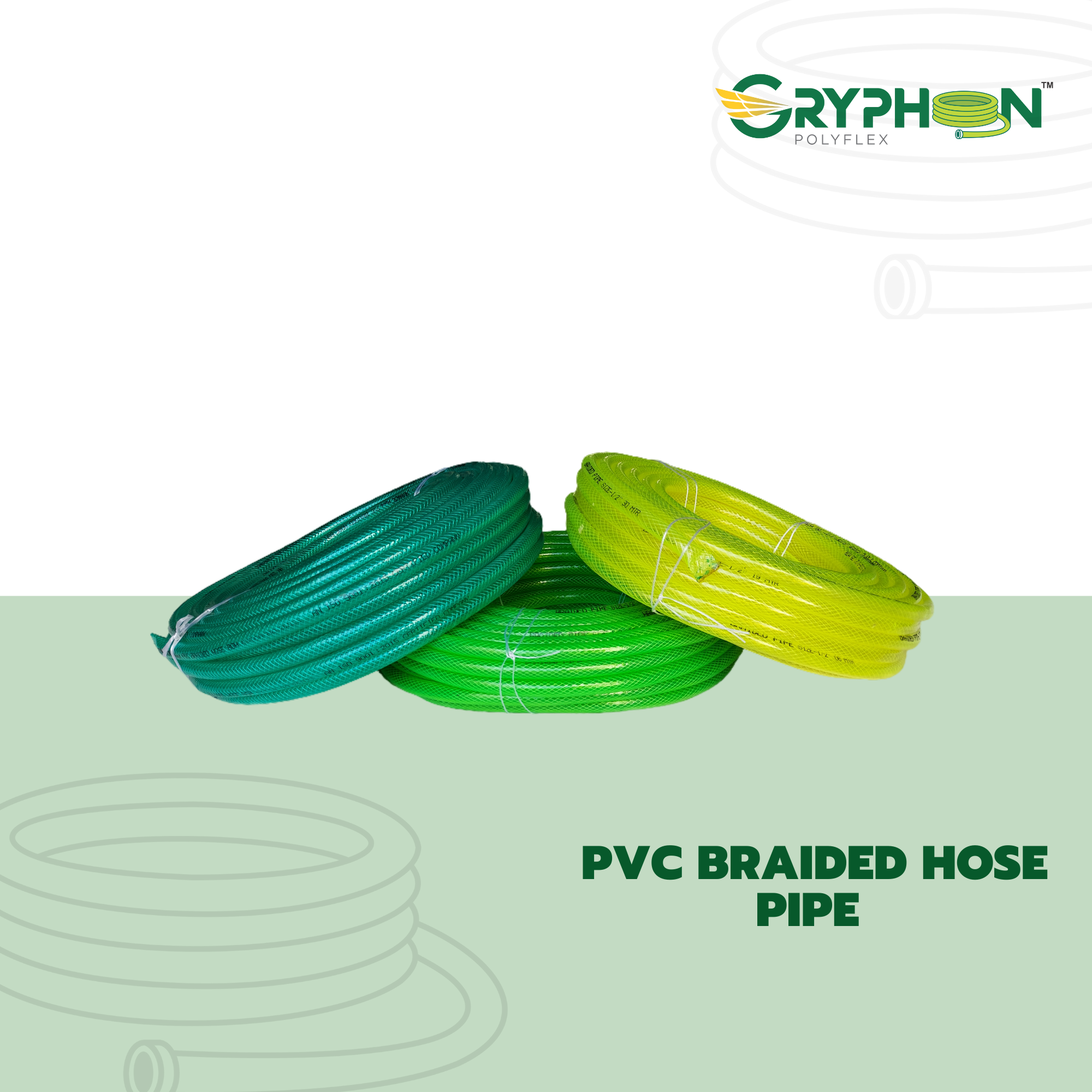 pvc braided
			    pipe